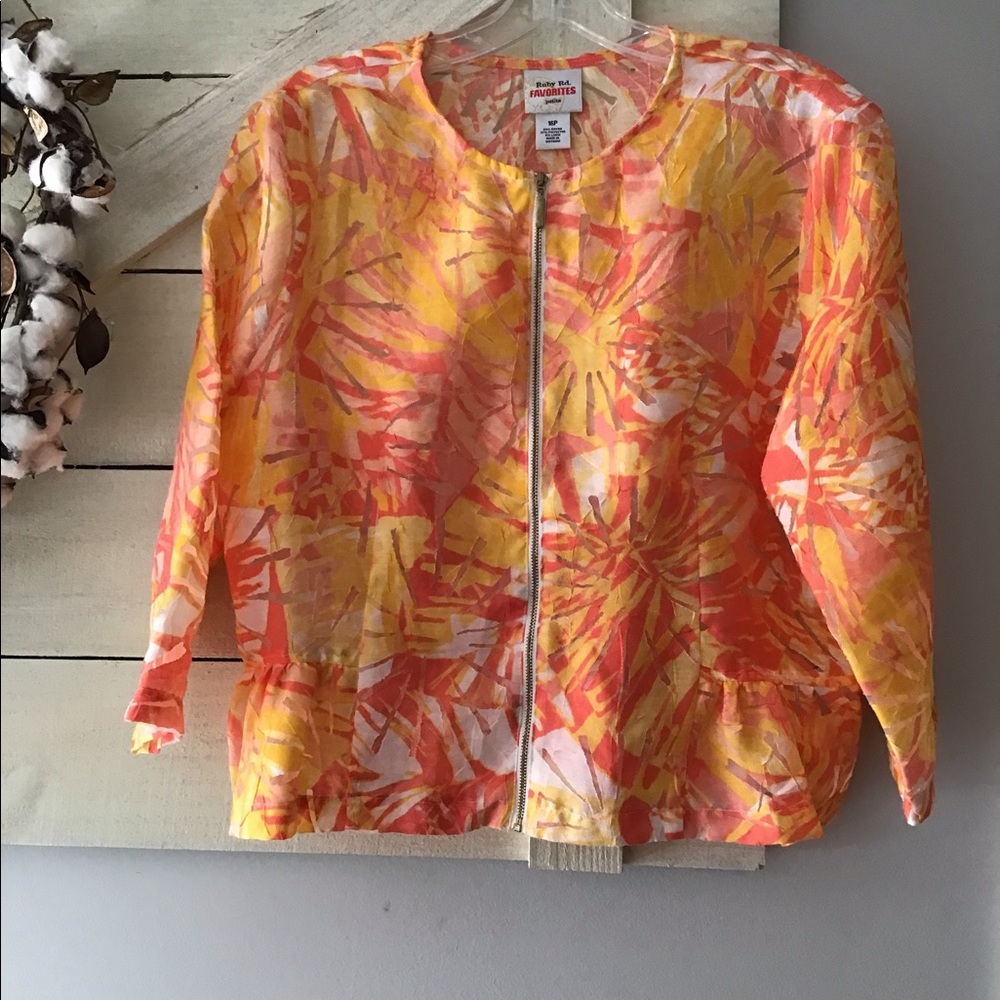 Ruby Road Light weight Zip Top 16P